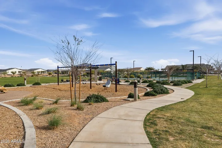 Just a short skip to this wonderful playground right from your front door