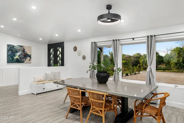 Dining area
