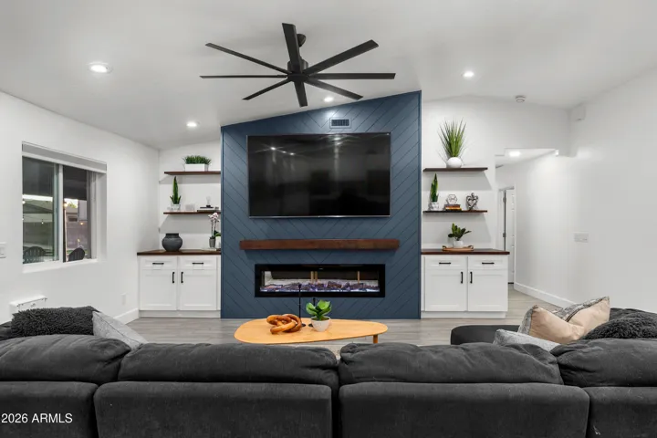 Built in entertainment center