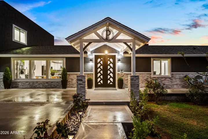 Front of the house