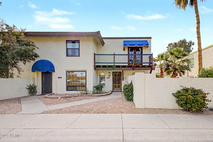 One of the unique units with a large balcony & side yard.