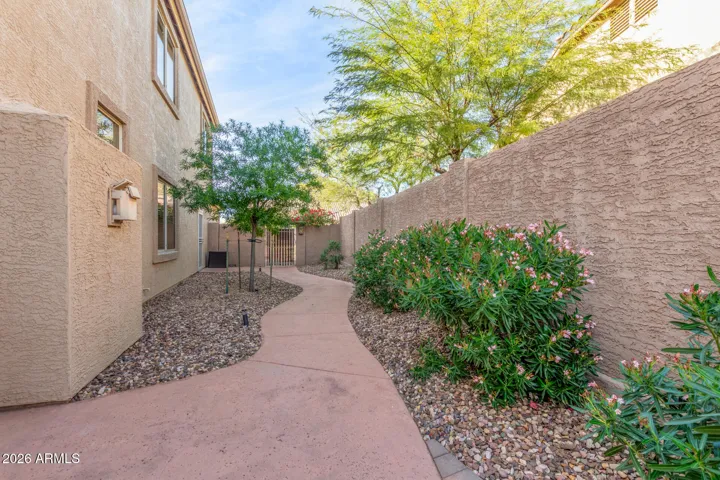 Side yard.