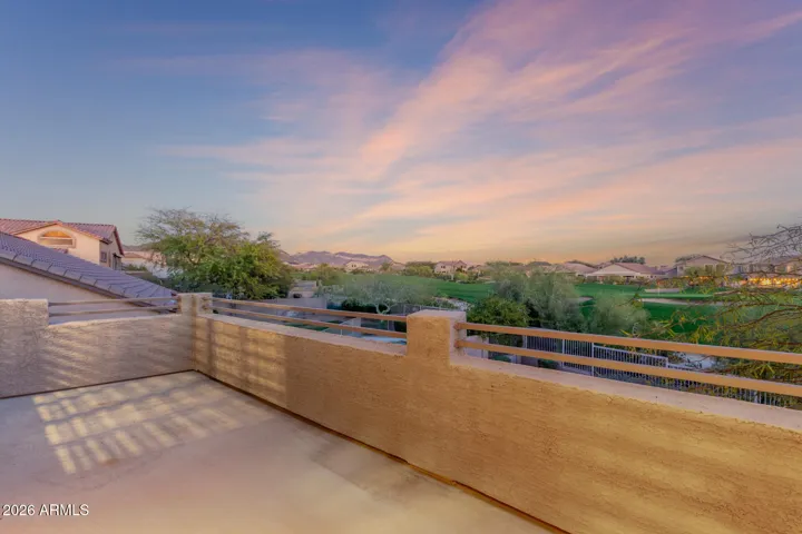 Mountain views over looking the golf course.