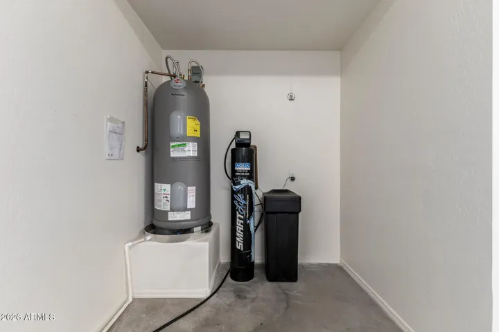 Newer water heater and water softner.