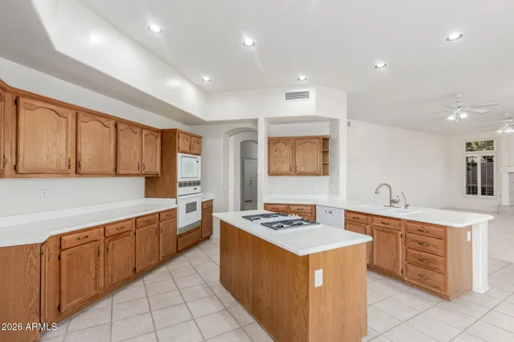 Entering kitchen from dining room.