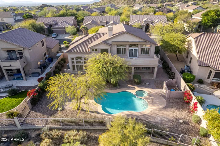Back view of home.