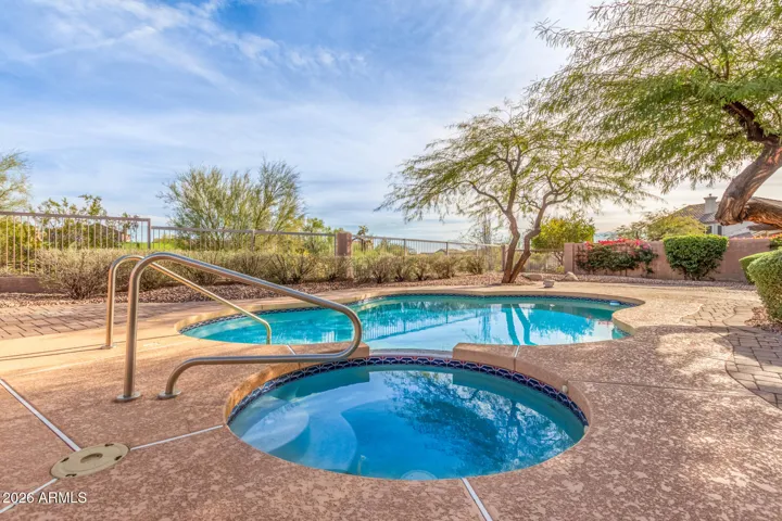 Pool and hot tub.