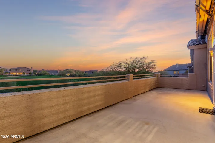 Large upstair balcony over looking your personal pool, and spa plus golf course.