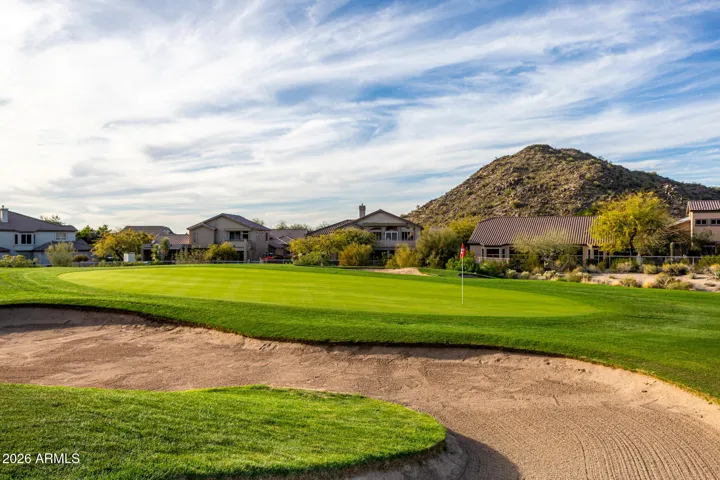 View of home from other side of the green.