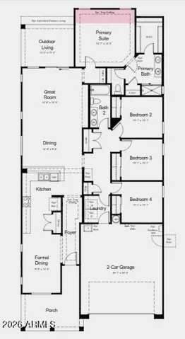 Additional Highlights Include: 8' interior doors and an extended primary suite.