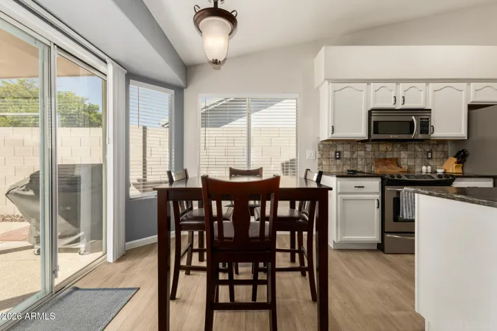 Dining Nook in kitchen