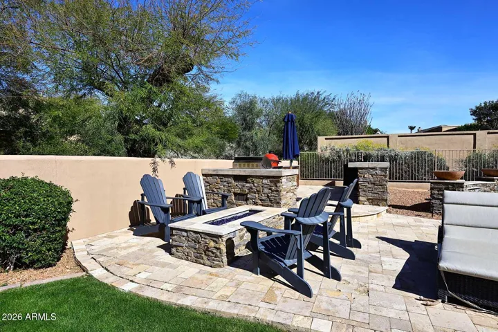 Built-In Firepit, more Seating