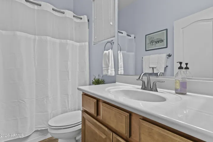 Downstairs full bath with tub/shower combo