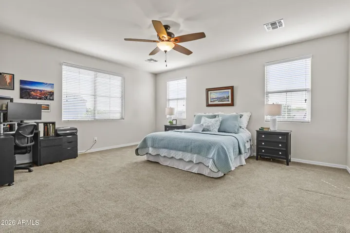 Large Primary suite is upstairs