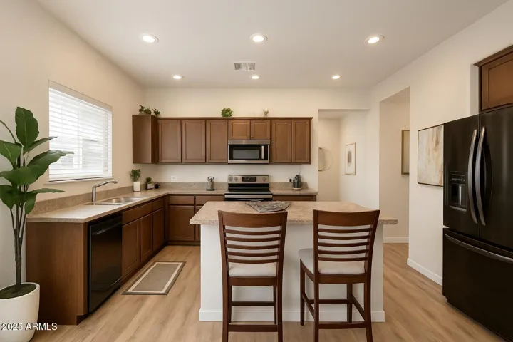 Virtually Staged. This is what your kitchen could look like!