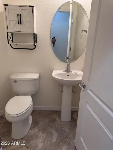 Powder room downstairs