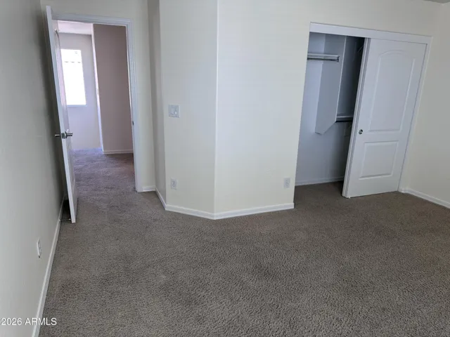 4th bedroom looking towards closet and entry