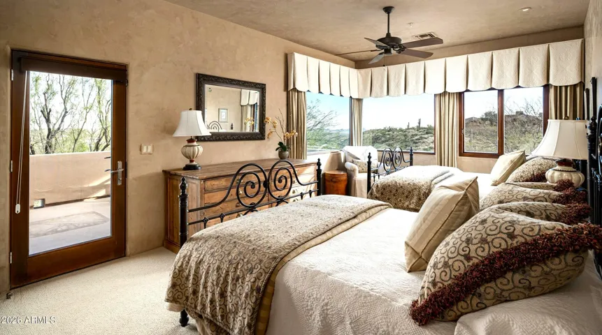 Large suite with private deck and views