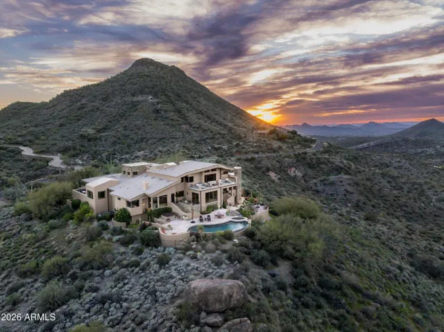 Total privacy with acreage and additional 5 acres available to the west