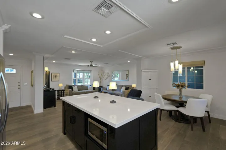 HUGE kitchen island!