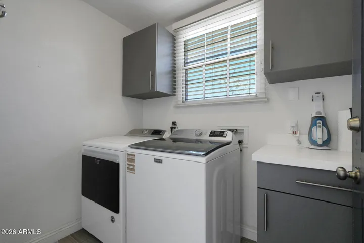 Laundry Room is remodeled