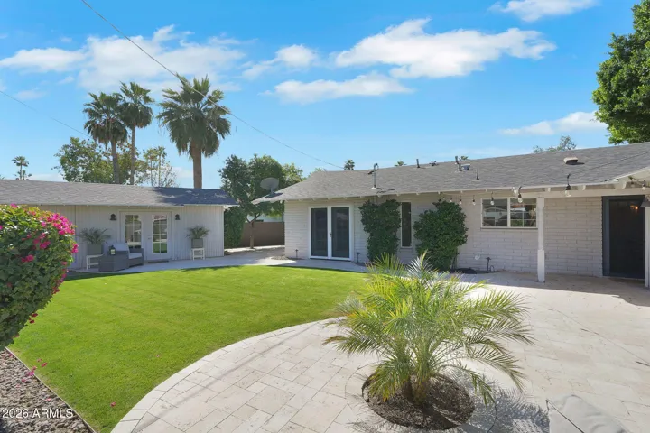 The backyard had a recent $45,000 makeover!