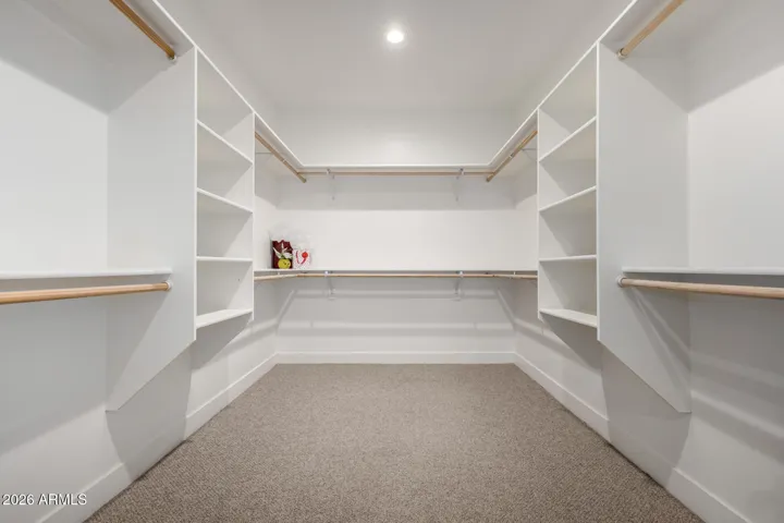 Huge primary bedroom walk-in closet.