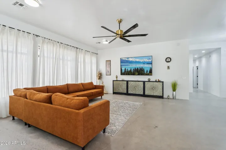 Polished Concrete Flooring throughout