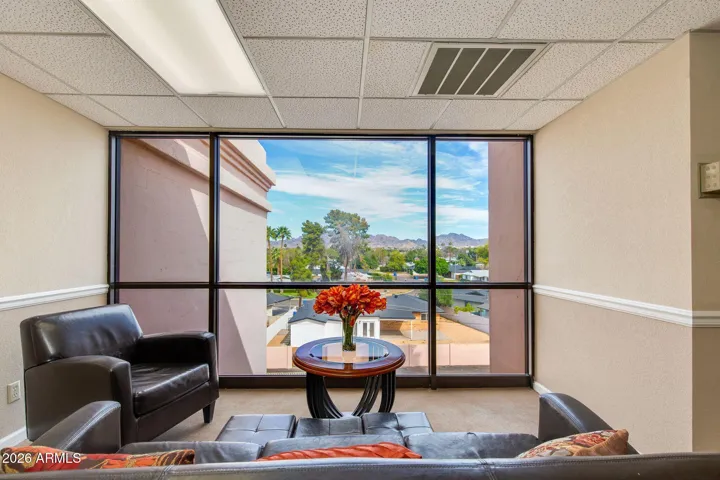 Sitting area right around the corner, great views!