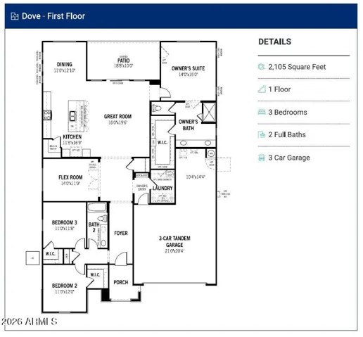 Base floorplan shown. Actual floorplan may vary based on architectural options not shown, when applicable.