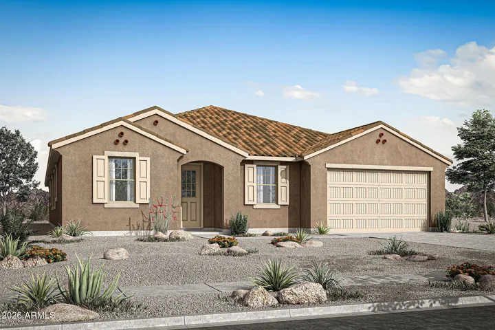 Rendering. Actual home color may vary.