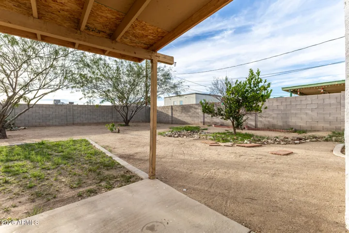 Back patio