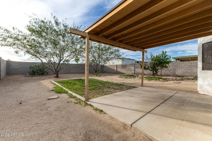 Back patio
