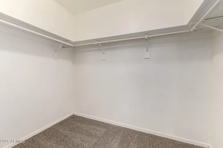 Primary walk in closet