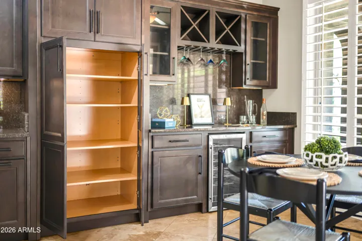 HUGE added pantry and storage space