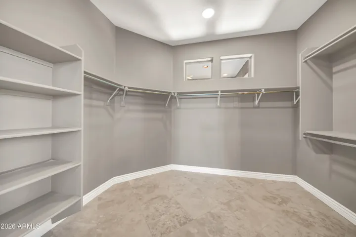 HUGE walk-in closet in primary suite