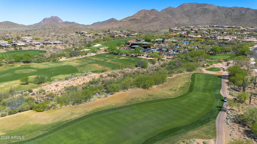 Persimmon Golf Course Hole # 1 across from the backyard