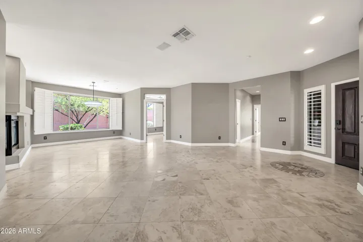 Open, bright, & beautiful main Living and dining areas
