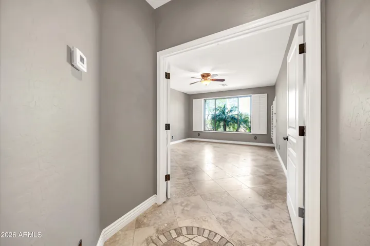 Private double door entrance into primary suite