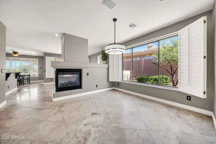 Formal Dining option with views of garden