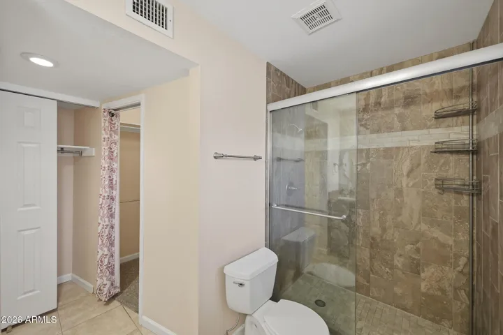 remodeled primary bathroom