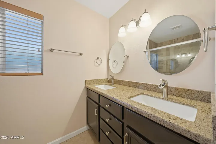 Upgraded vanity and counters