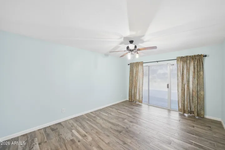 Primary Bedroom (split floorplan) with seperate exit