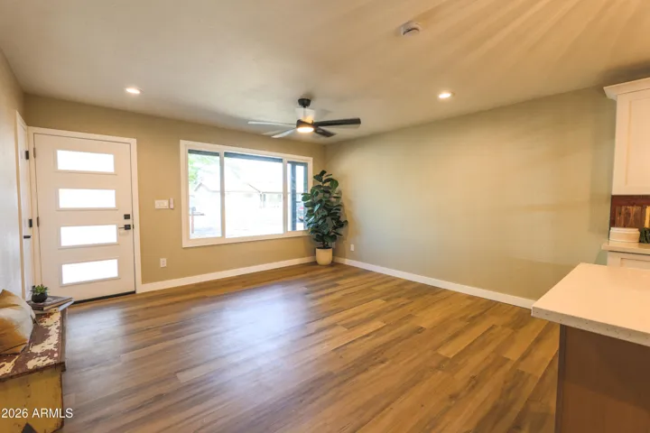 Front door/ living room