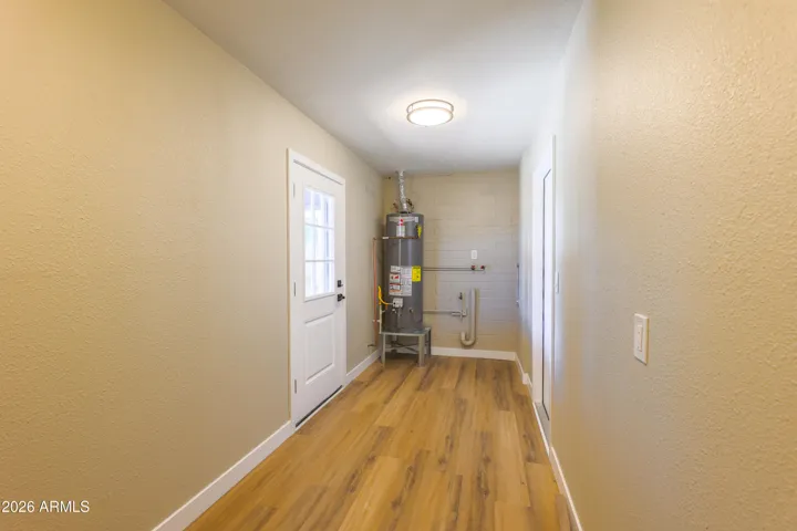 Laundry and storage room