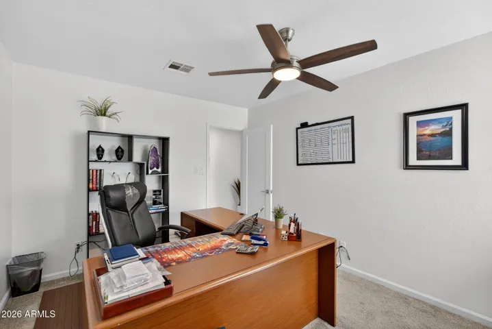 Bedroom 2 used as an office