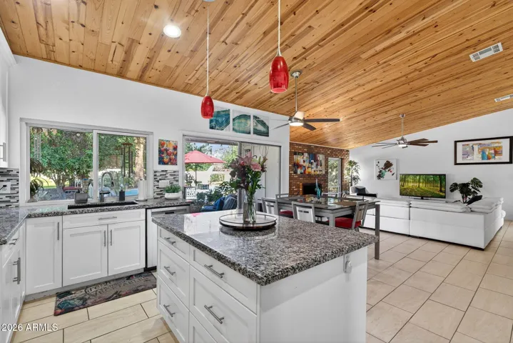 Plenty of cabinet and counter space