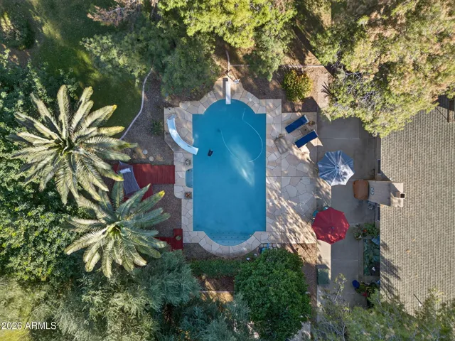 Gorgeous landscaped acre