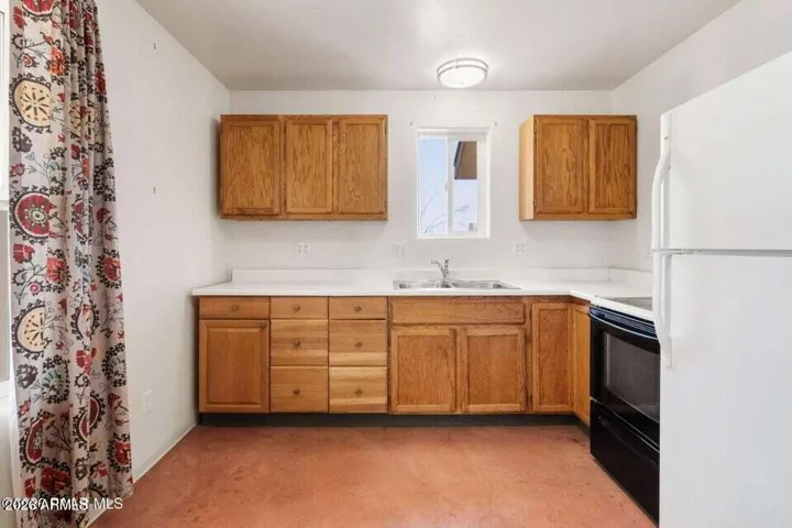 Perfect Kitchenette. The space is plumbed for in floor radiant heat.