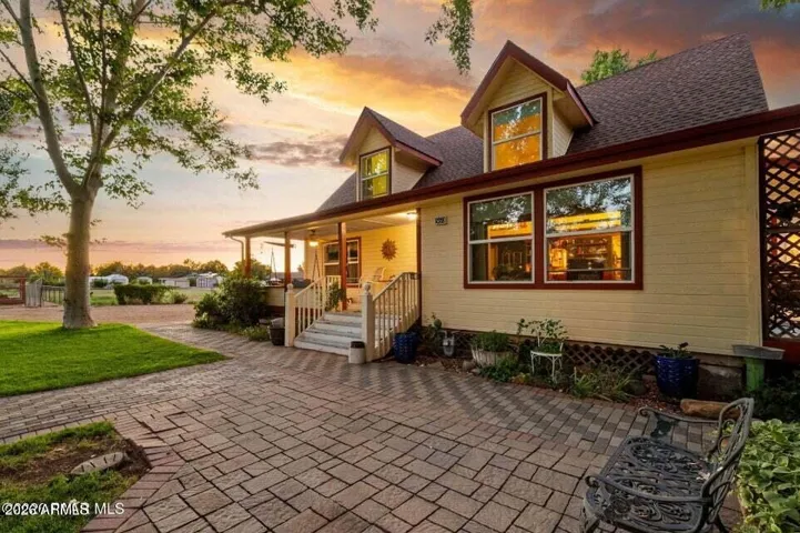 Covered Porch Entry to Home.